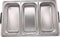Herzberg HG-8022-3: RVS Chafing Dish - 3 Stuks 1/3e Voedselpan