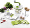 Herzberg HG-8031: 10 in 1 Chopper and Slicer Set