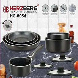 Herzberg HG-8054, 11-delig, afneembare handgreep
