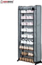 Herzberg HG-8076 Schoenenrek met 9 verdiepingen - Grijs