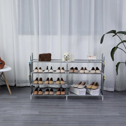 Herzberg Home & Living Herzberg 7 Lagen Opbergschoenrek - 112X70Cm Grijs