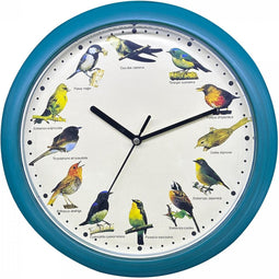 Herzberg Home & Living Herzberg Hg-03718: Japanse Zangvogel Klok - Groen