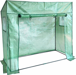 Herzberg Lean on Walk in Greenhouse with windows