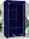 Herzberg - Opberg garderobe - blauw - 110x74x35 cm