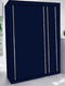 Herzberg - Opberg garderobe - blauw - 110x74x35 cm