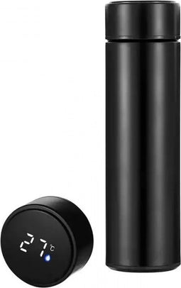 Herzberg roestvrijstalen thermovacuümfles met slim temperatuurdisplay - 500 ml