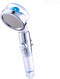 Herzberg Turbo Charger Showerhead Blue