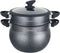 Herzog Hr-2409: Couscouspot Met Zwarte Steencoating - 9L