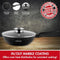 Herzog Hr-2617: Wok Van 28Cm Met Marmercoating En Glazen Deksel Met Aromaknop