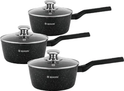 Herzog Hr-2621: 6-Delige Sauspottenset Met Glazen Deksel