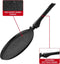 Herzog Hr-3615: Marmeren Crêpepan Van 28 Cm Met Afneembaar Handvat