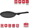 Herzog Hr-3615: Marmeren Crêpepan Van 28 Cm Met Afneembaar Handvat