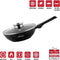 Herzog Hr-3617: Wok Van 28 Cm Met Marmercoating, Deksel Met Aromaknop En Afneembaar Handvat