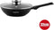 Herzog Hr-3618: Wok Van 32Cm Met Marmercoating, Deksel Met Aromaknop En Afneembaar Handvat