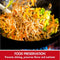Herzog Hr-3618: Wok Van 32Cm Met Marmercoating, Deksel Met Aromaknop En Afneembaar Handvat