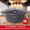 Herzog Hr-5212: 44Cm Marmeren Braadpan Met Aromaknop - 25L