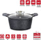Herzog Hr-5221: 20Cm Marmeren Braadpan Met Aromaknop - 2.6L