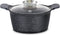 Herzog Hr-5222: 24Cm Marmeren Braadpan Met Aromaknop - 4.6L