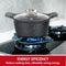 Herzog Hr-5222: 24Cm Marmeren Braadpan Met Aromaknop - 4.6L