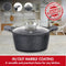 Herzog Hr-5222: 24Cm Marmeren Braadpan Met Aromaknop - 4.6L