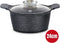 Herzog Hr-5222: 24Cm Marmeren Braadpan Met Aromaknop - 4.6L