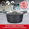 Herzog Hr-5223: 28Cm Marmeren Braadpan Met Aromaknop - 7.1L