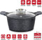 Herzog Hr-5224: 32Cm Met Marmer Gecoate Braadpan Met Aromaknop - 10.2L