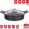 Herzog Hr-5225: Ondiepe Braadpan Van 28Cm Met Marmercoating En Aromaknop - 3.7L