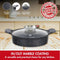 Herzog Hr-5225: Ondiepe Braadpan Van 28Cm Met Marmercoating En Aromaknop - 3.7L
