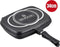 Herzog HR-DP34M - Die Casting Dubbele Grill Pan 34cm Zwart