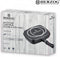 Herzog HR-DP34M - Die Casting Dubbele Grill Pan 34cm Zwart