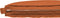 Hespéride Korai Stoelkussen met klittenband - Waterafstotend - Afneembare hoes - 40x40cm - Terracotta