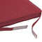 Hespéride Korai Stoelkussen met klittenband - Waterafstotend - Afneembare hoes - 40x40cm - Bordeaux