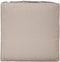 Hespéride Korai Stoelkussen met klittenband - Waterafstotend - Afneembare hoes - 40x40cm - Beige