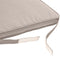 Hespéride Korai Stoelkussen met klittenband - Waterafstotend - Afneembare hoes - 40x40cm - Beige