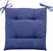 Hespéride Korai Stoelkussen met lintjes - Waterafstotend - Afneembare hoes - 40x40cm - Lavendel
