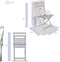 Hespéride Luxe bistrostoel - Greensboro Stoel - Kruisbes - 50x42x81cm