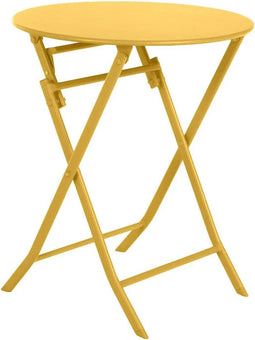 Hespéride - Luxe Bistrotafel - Greensboro Tafel - Mosterd - 60x60x71cm