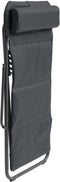 Hespéride Luxe Bistrotuinstoel - Opvouwbaar - Antraciet - Jubbe - 81x59x98cm