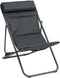 Hespéride Luxe Bistrotuinstoel - Opvouwbaar - Antraciet - Jubbe - 81x59x98cm