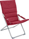 Hesperide Milos Outdoor Strandstoel Bordeaux - vouwstoel - ligstoel - campingstoel - Bordeaux - Gewatteerde canvas