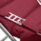 Hesperide Milos Outdoor Strandstoel Bordeaux - vouwstoel - ligstoel - campingstoel - Bordeaux - Gewatteerde canvas