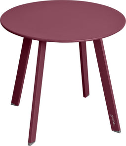 Hesperide Saona Ronde bijzettafel Bordeaux - Bordeaux - Dia 50cm - Bijzettafel voor buiten