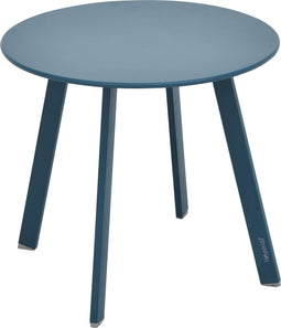Hesperide Saona Ronde bijzettafel Canard - Blauw - Dia 50cm - Bijzettafel voor buiten