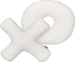 HESPERIS - Sierkussen set van 2 - Off-white - Teddystof