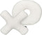 HESPERIS - Sierkussen set van 2 - Off-white - Teddystof
