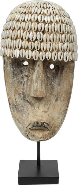 Het Cowrie Masker on Stand - Medium