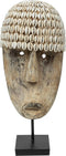 Het Cowrie Masker on Stand - Medium