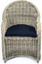 Het Mandenhuys Stoel Veranda - Naturel Rotan - 65x60x86cm