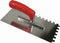 Het melkmeisje rvs plakspaan - softgrip - 12mm getand - 280x130mm